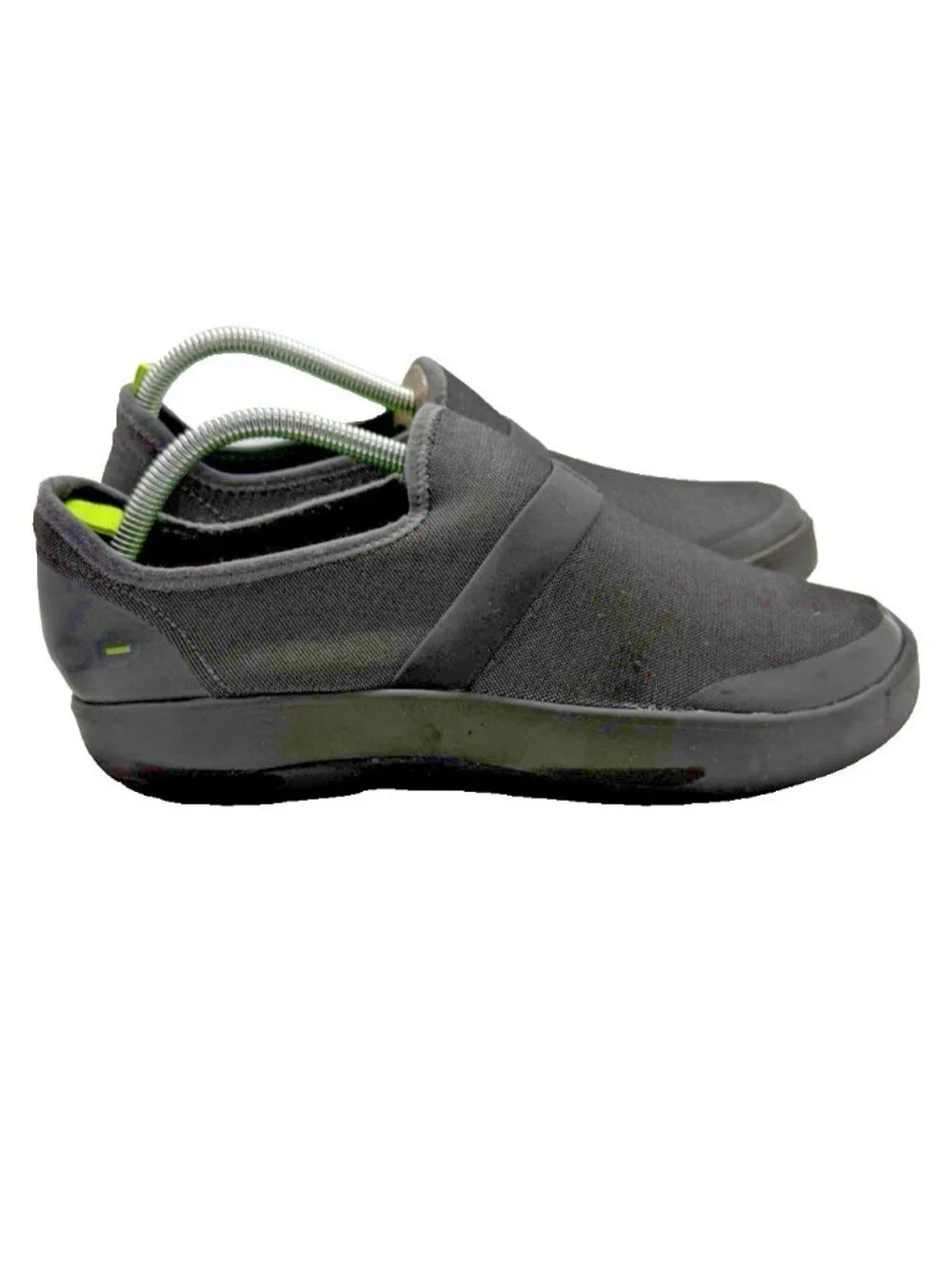 Oofos OOmg Low Eezee Women's Recovery Shoes Black Lime Green 9/40 Comfort Shoes